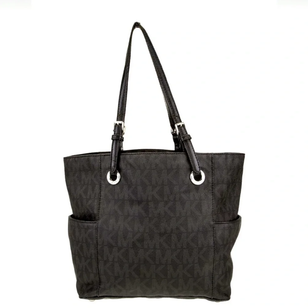 MICHAEL MICHAEL KORS LEATHER TRIPLE COMPARTMENT TOTE BAG - Picture 3 of 5